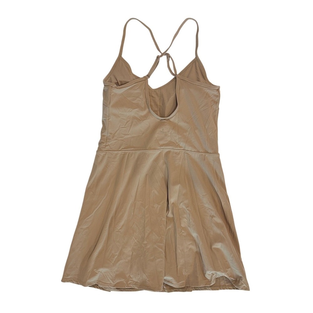 JoyLab Active Dress Womens S Tan Built-in Bra Shorts Adjustable Straps NEW - Picture 6 of 8
